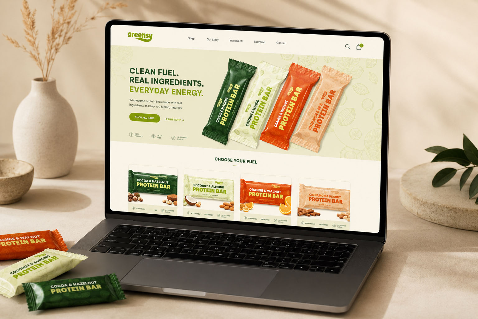 Greensy web sitesi görselleri