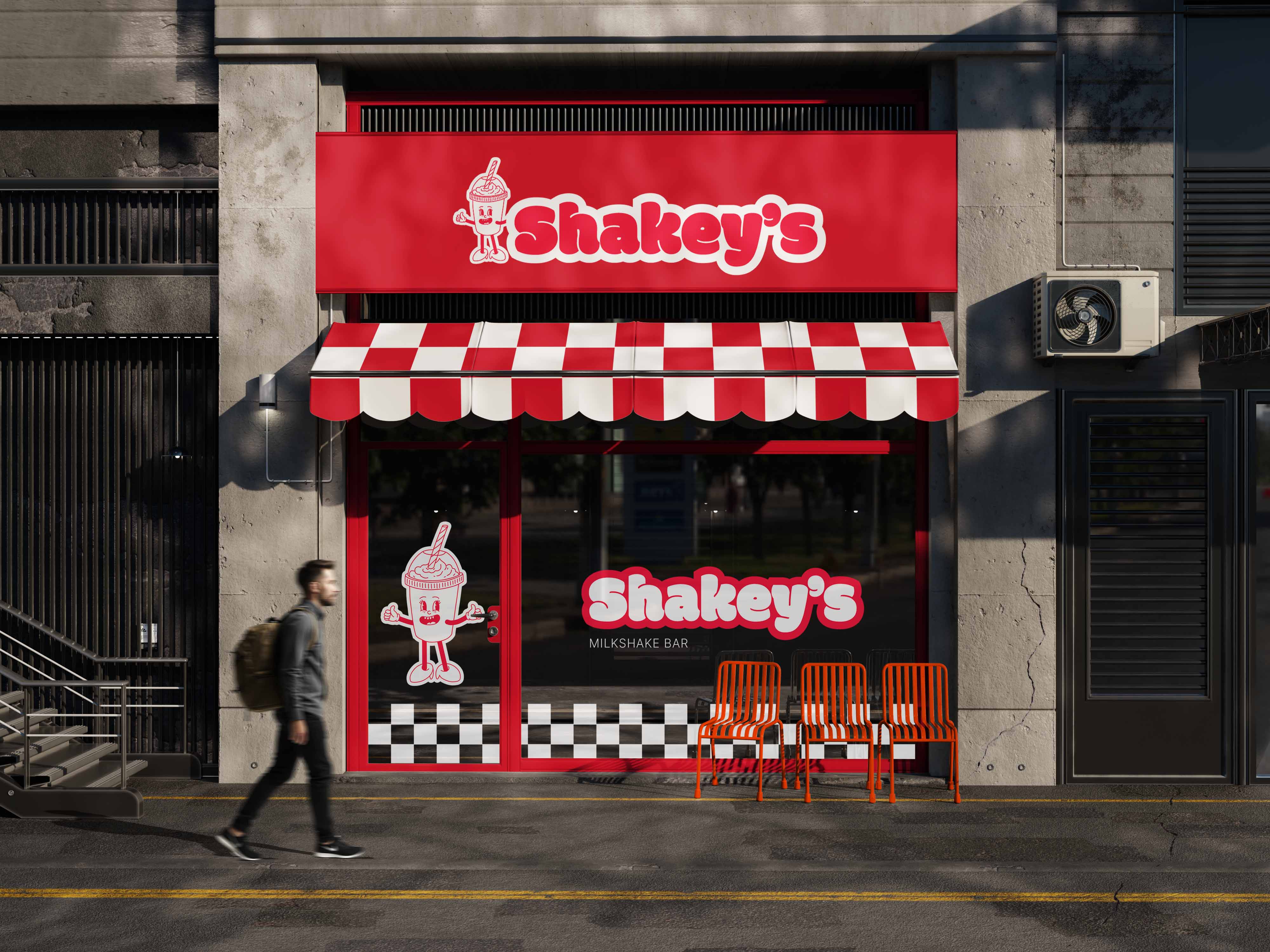 Shakey’s marka kimliği çalışması